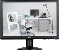 LG - W1934S-BN  - 19''