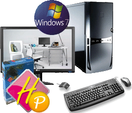 Offre PC avec WINDOWS 7 et HELLODOC 5.55 Version PREMIER + Installation + Garantie 3 ANS + Mat�riel : Location mensuelle 