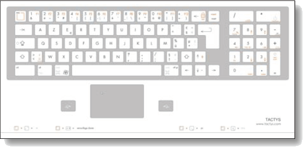 Clavier TACTYS T807