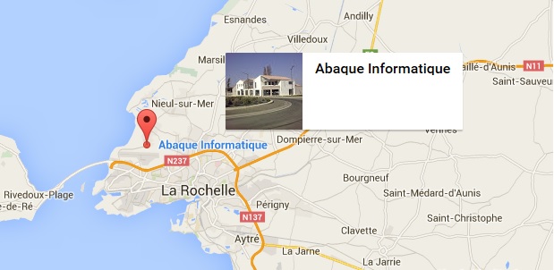 Plan de Situation sous Google Map